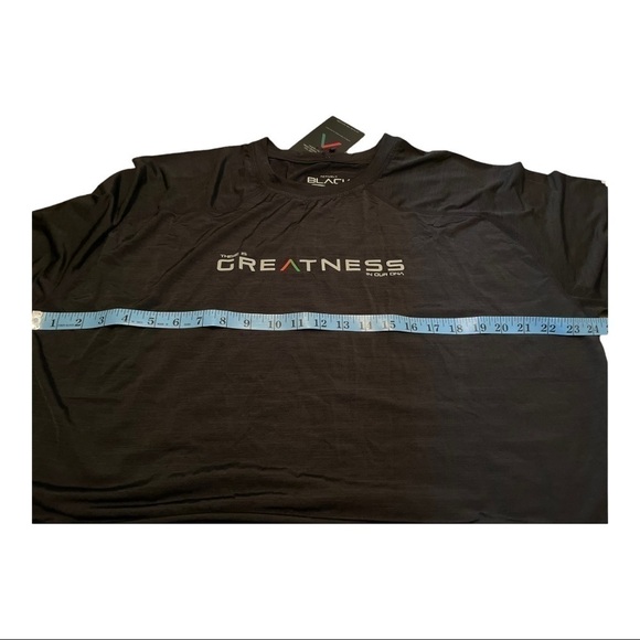 ACTIVELY Black Men's GREATNESS Performance Shirt - Picture 6 of 11